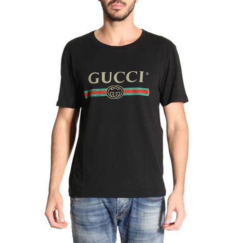 black gucci t shirt mens|Gucci t shirt price men.